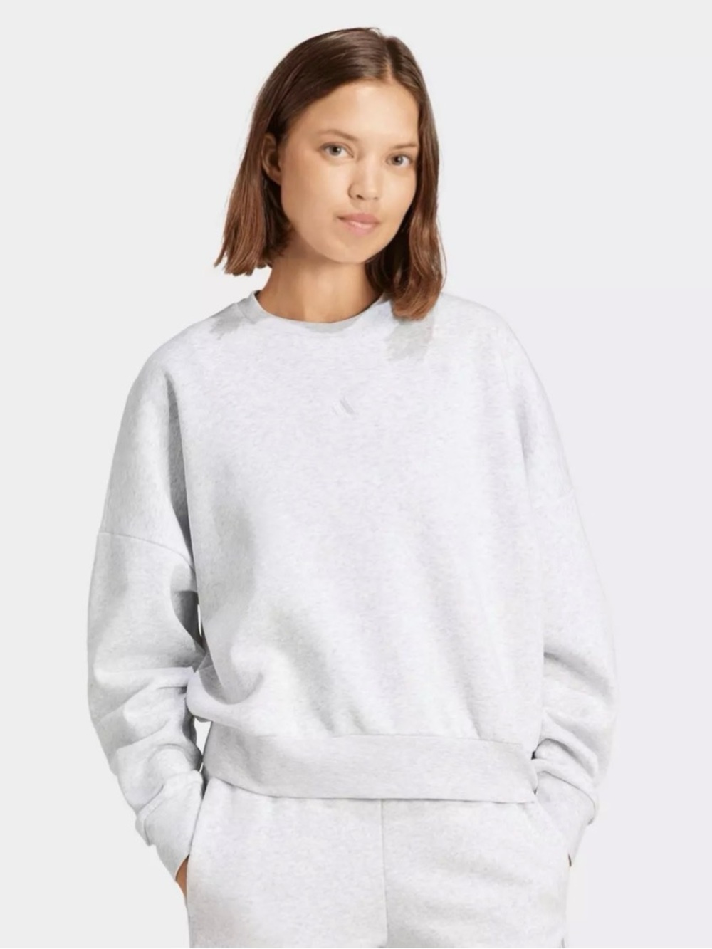 ADIDAS SPORTSWEAR ESSENTIALS SMALL LOGO FEEL COZY SWEATSHIRT Plus size